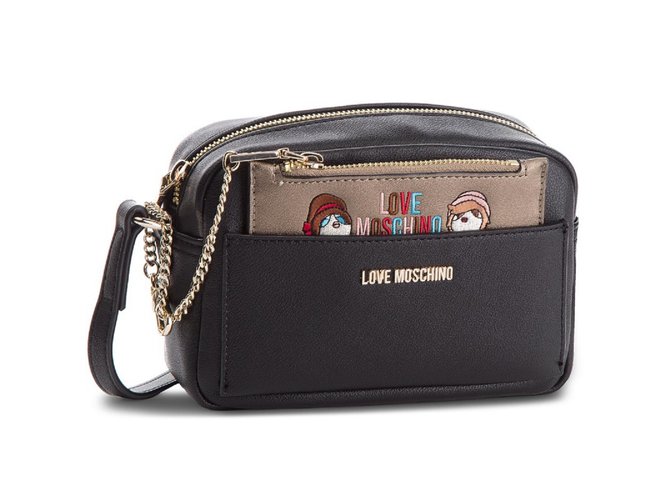 Love Moschino Handbags Black Synthetic  ref.83401